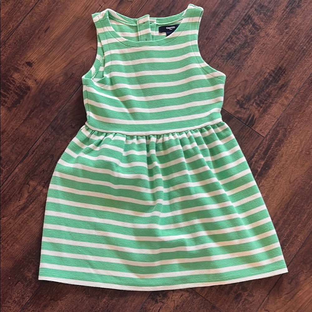 Gap kids Green Sleeveless Crew Neck Sundress